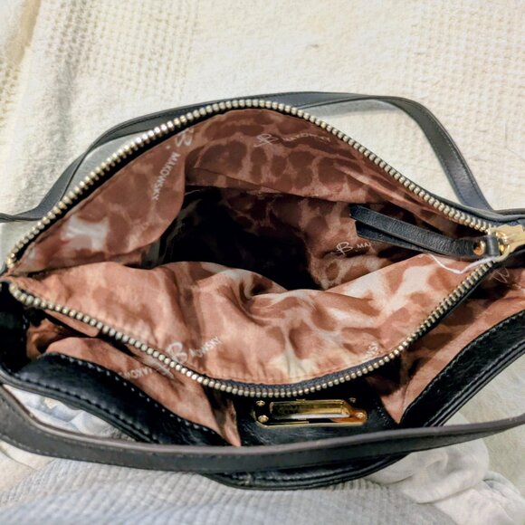 B. Makowsky Black Leather Purse - Picture 5 of 5